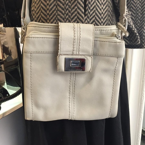 Tignanello Pale Grey Cross Body - Picture 2 of 5